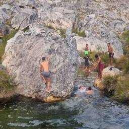 Enjoying Crystal Pools